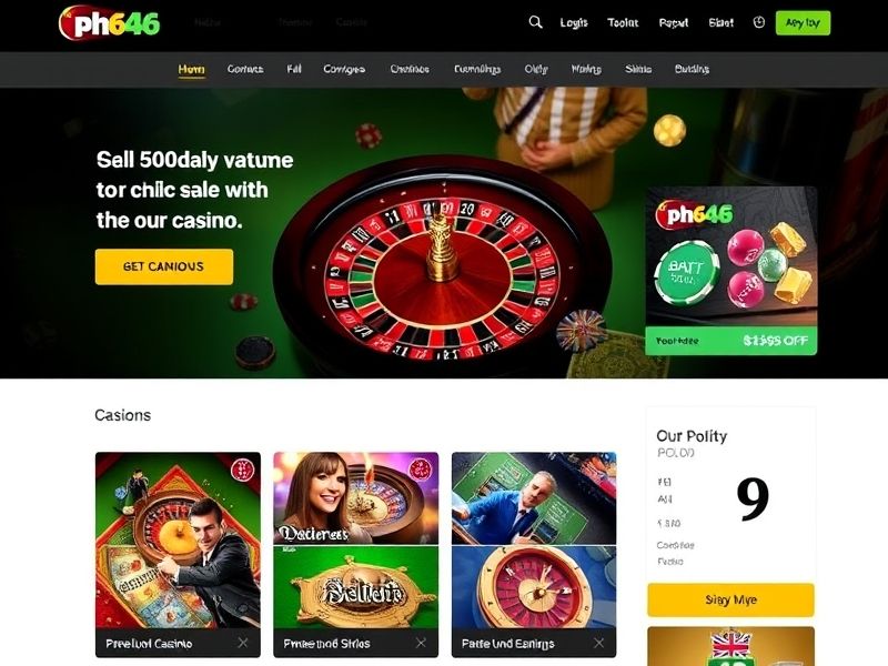 Your gateway to the best gambling experience on ph646.com. Discover live dealer games, slot machines, sports betting, and exclusive bonuses for players in London.